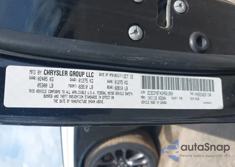 2013 Dodge Challenger R/T Classic из США, поврежденный, VIN 2C3CDYBT4DH561850